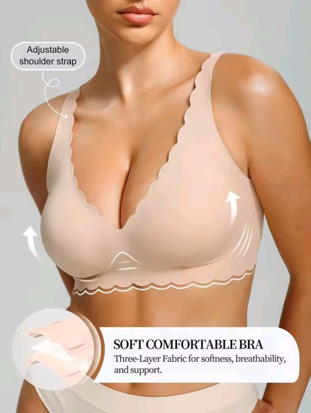 Upto 70% OFF | Pack of 3 Sports Jelly Cami Bras