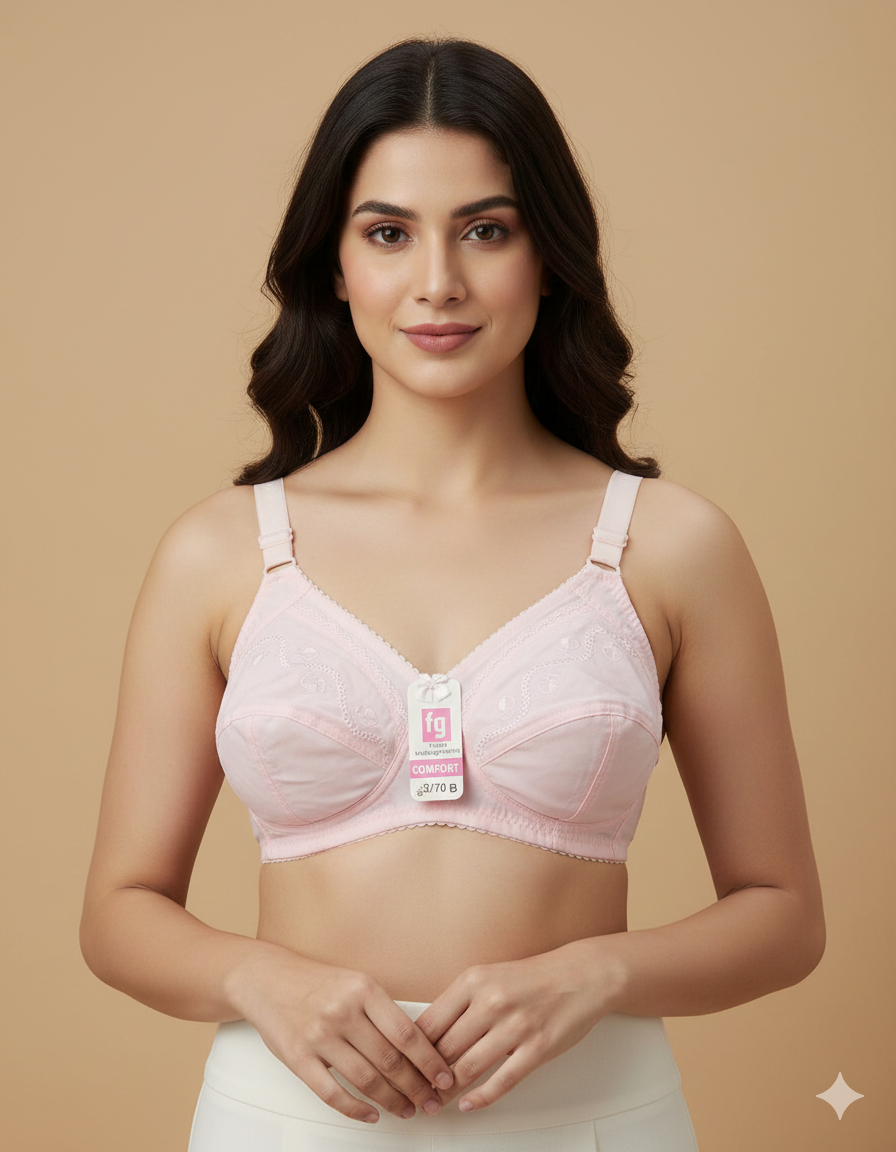 IFG Comfort 16 Pure Cotton Bra ( Free Hook Extender Gift )